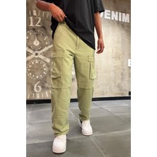 Yeşil Baggy Kargo Pantolon
