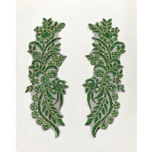 Güpür Aplike / Simli Aplike / 2 Li Set