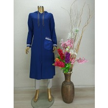 5130KOL Uçları ve Cebi Ribanalı Fermuralı Kapüşonlu Kap  Qys  Kap #22-09#