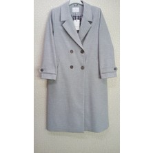 47006 Kaşe Kaban Önü Düğmeli Cepli Kaşe Kaban Qks Kaşe Kaban #22-12#