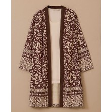 4003 Iç Bluz Sıfır Kollu Dışı Baskılı Kenarları Sim Detaylı Ikili Takım 10002512714003 #06-25#