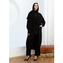 43813 Iç Jakar Sandy Önü Cepli Kolu Katlamalı 3lü Şık Takım