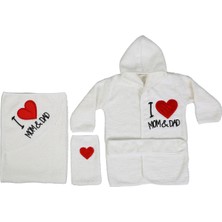 Pamuk Bebek  Çocuk Bornoz Havlu Takımı Set