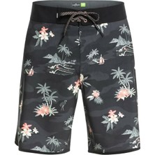 Quiksilver Surfsilk Scallop 19 Erkek Siyah Boardshort