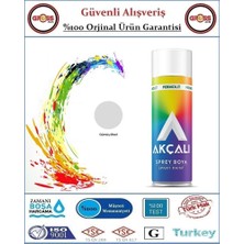 Akçalı Sprey Boya - 400ML Tam Dolum - Orjinal Ürün - Gümüş