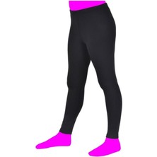 Siyah Tutku 0835 Termal Kız Çocuk Şardonlu Içlik Tayt