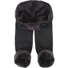 Kadın Siyah Içi Peluşlu Kışlık Termal Tayt