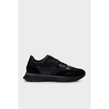 Boss Logolu Hakiki Deri Süet Detaylı Sneaker Ayakkabı Erkek Ayakkabı 50536496 005