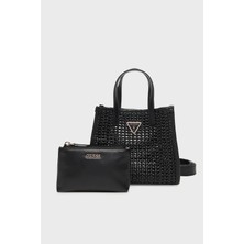 Guess Brigitta Çıkarılabilir Askılı Mini Çanta Günlük Kullanım için Poliüretan Malzeme ile Şık Görünüm HWWZ7206770