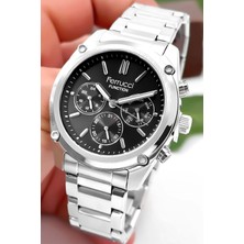 Ferrucci Function Çelik Kordon Erkek Kol Saati Gümüş-Siyah zmfer070