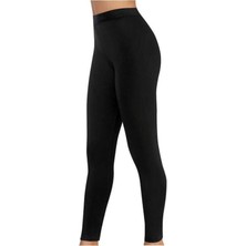 Poky Kadın Siyah Thermal/termal Tayt IÇLIK-0166