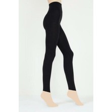 Kadın Siyah Bambu Tayt