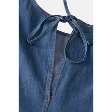 Asyahsap Sırt Bağcıklı Tensel Elbise 2880