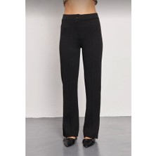 Asyahsap Siyah Palazzo Pantolon Oversize Kesim - Siyah