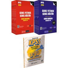 2026 Kpss Lisans Konu Soru Modüler Set - 3 Deneme