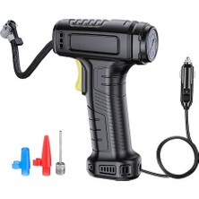 Suitu ST-5007 Basınç Göstergeli Taşınabilir Lastik Şişirme Pompası Hava Kompresörü