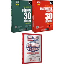 2026 Kpss Tüm Adaylar Için Türkçe Matematik 30 Deneme - Optimum 5 Deneme