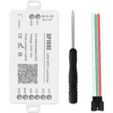 SP108E Pixel Şerit LED Kontrol 5-24V Adreslenebilir Argb Wi-Fi Kontrol Kutusu WS2811-WS2812