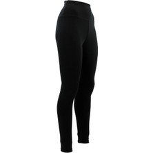 Kadın Siyah  Yüksek Bel Tayt 1 Beden Inceltir