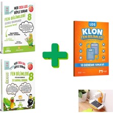 2026 Lgs Fen Bilimleri Soru Bankası ve Ilk Doz Deneme + Mozaik Klon Fen 13 Deneme Set Priz Tutuculu