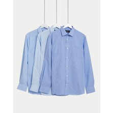 Marks & Spencer 3'lü Tailored Fit Gömlek Seti