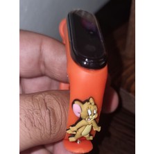 Dijital Dokunmatik LED Ekran Su Geçirmez Figürlü Çocuk Kol Saat Slikon Kordon Bileklik