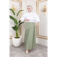 Beli Lastikli Büzgülü ETEK-5026 Su Yeşili