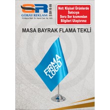 Masa Flama Bayrak Tekli
