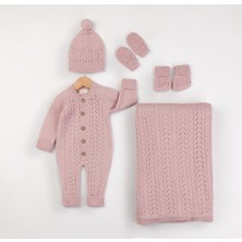 Bes Trend Triko Kız Erkek  Bebe Hastane Çıkışı 5li Zıbın