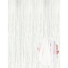 Soft Beyaz Renk Duvar ve Kapı Perdesi