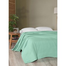 Menderes Home Cotton Collection Pike Çift Kişilik Pike Yeşil