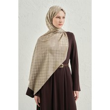 Armine Elegance İpek Pamuk Dama Şal 08