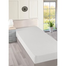 Menderes Home Cotton Collection Ranforce Çift Kişilik Çarşaf Düzboya Beyaz