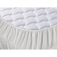 Menderes Home Cotton Collection Ranforce Çift Kişilik Fitted Düzboya Beyaz