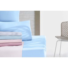 Menderes Home Cotton Collection Ranforce Tek Kişilik Çarşaf Seti Somon