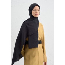 Armine Elegance İpek Pamuk Monogram Şal 01