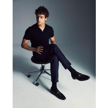 İLVİ Elland Hakiki Deri Erkek Siyah Klasik Ayakkabı