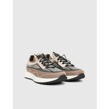 Darwin Hakiki Triko Deri Bej Erkek Spor Ayakkabı