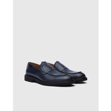 Dawlish Hakiki Deri Erkek Lacivert Klasik Ayakkabı