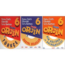 Orjin 6.sınıf Türkçe +Sosyal Bilgiler+Din Kültürü ve Ahlak Bilgisi Soru Bankası