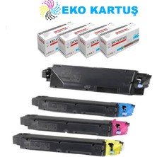 Eko Kartuş Kyocera TK-590 Set 4 Renk Muadil Toner - FS-C5250/2526MFP/ C2626MFP/C2025MFP/C2126MFP