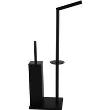 Kobos Hareketli Wc Set Kare Mat Siyah KBW-871MB