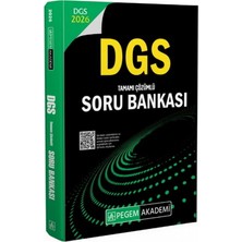 Pegem 2026 Dgs Tamamı Çözümlü Soru Bankası Pegem Yayınları