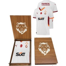 Galatasaray Orijinal 2024/2025 5 Yıldız Deplasman Forma Ahşap Kutu Hediyeli