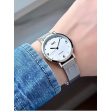 Q&Q Hasır Kordon Rose Renk Kadın Kol Saati