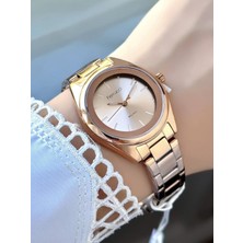 Kadın Rose Gold Metal Kordon Kol Saati