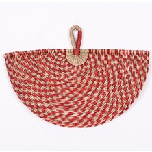 Mylamp Elvan Kırmızı 50X35 Cm. Japon Yelpaze