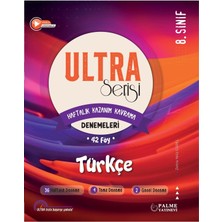 Palme Yayınevi Hazırlık 8. Sınıf Ultra Türkçe Haftalık Kazanım Kavrama Denemeleri