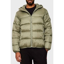 Tommy Jeans Regular Fit Kapüşonlu Kapitoneli Şişme Mont Erkek Mont DM0DM22044 M1L