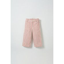 Çizgili Gabardin Pantolon